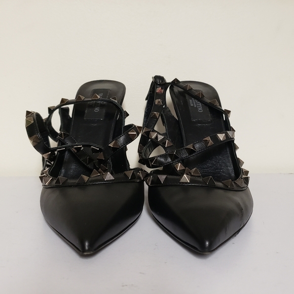 Valentino Garavani Rockstud Ankle Strap Pump With Tonal Studs 100mm - Picture 3 of 7